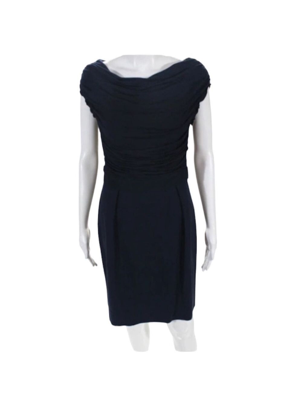 Shoshanna Cap Sleeve Ruched Sheath dress Size 10 - Picture 3 of 10